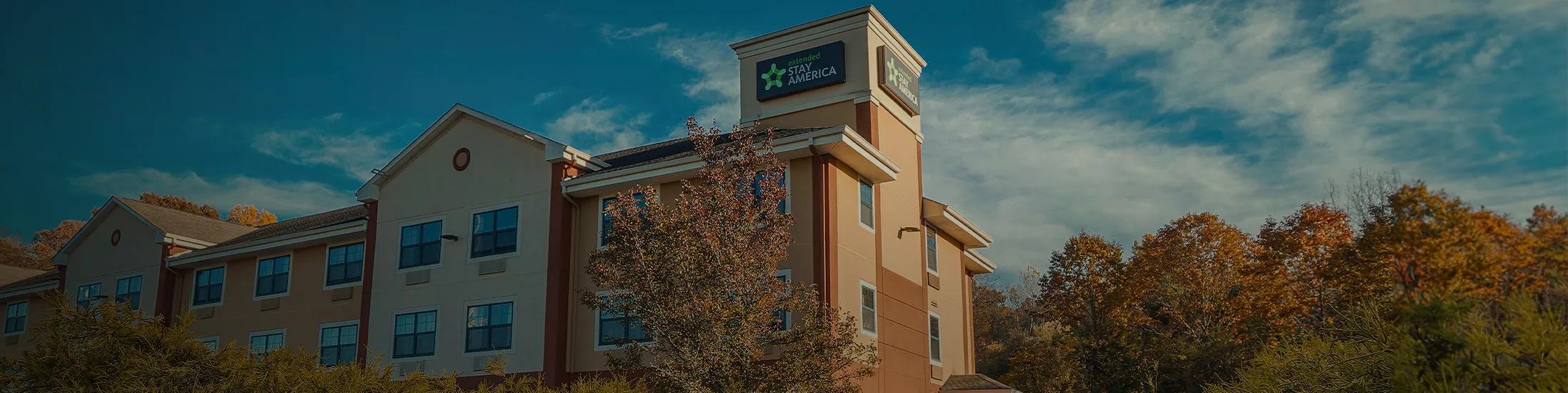 fall hotel exterior