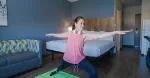 Spacious suite with room to stay balanced
