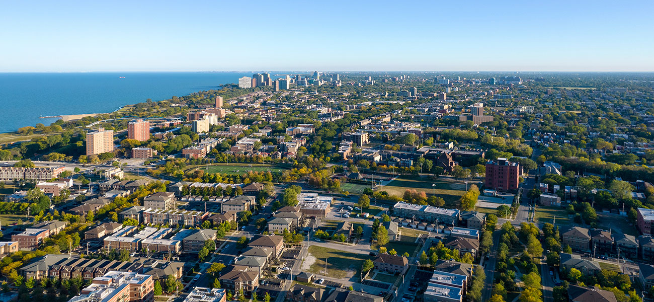 Fuller Park aerial view
